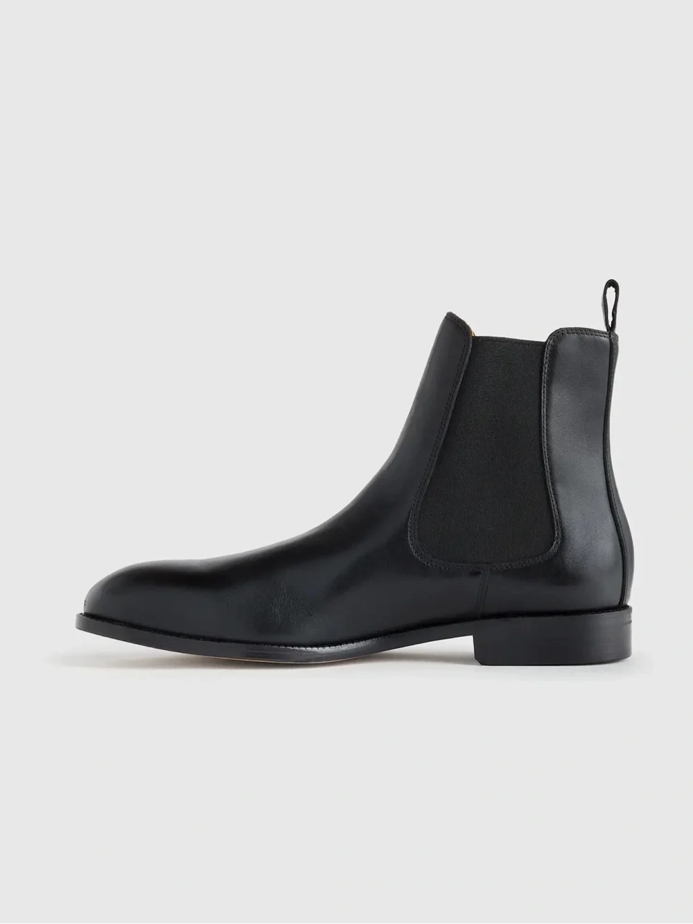Quince Men's Essential Leather Dress Chelsea Boot Black Size 9 NIB